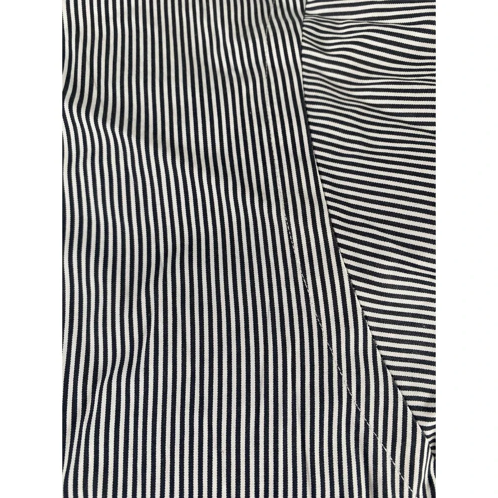 Polo Ralph Lauren Black Striped Shirt Cotton 16.5-34/35 Black Pony Preppy Men XL
